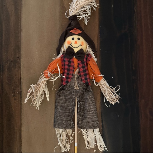 Set of 5 Fall Whimsical Scarecrow Picks - Picture 7 of 8